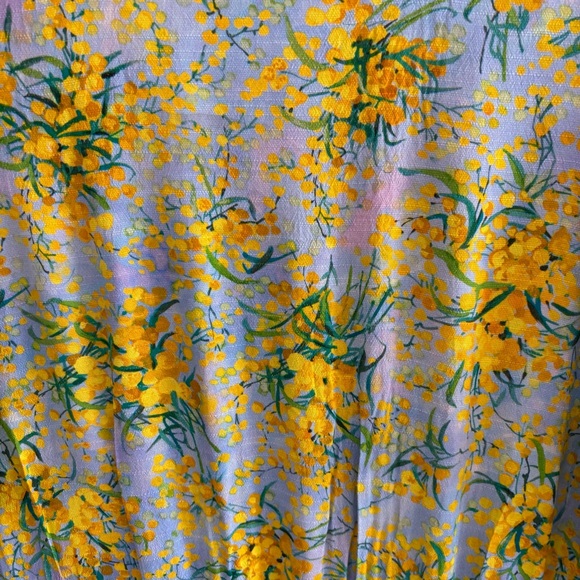 & OTHER STORIES Floral Print Flutter Sleeve Midi Dress Size 4 - Picture 13 of 13